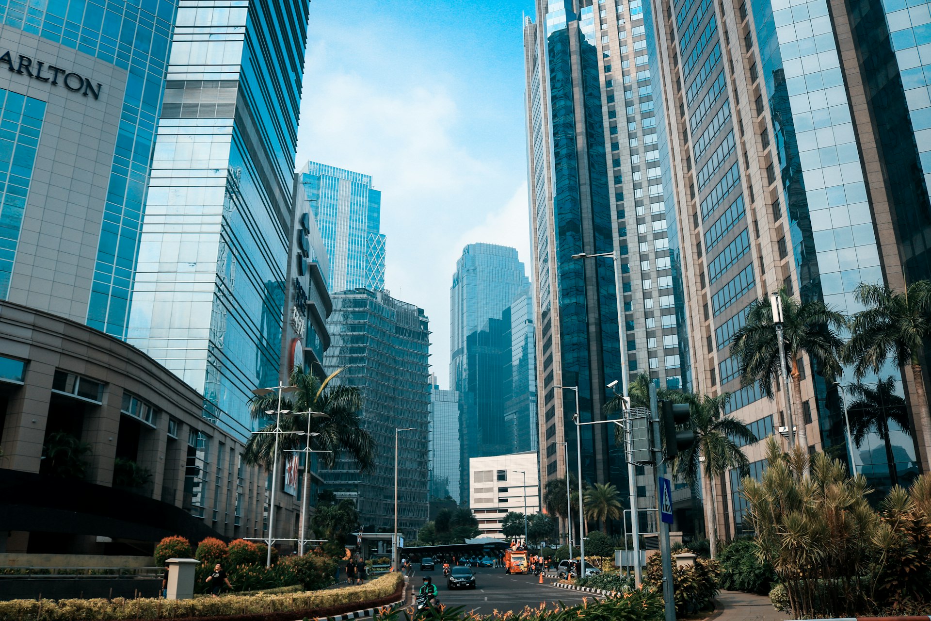 glass high-rise buildings during daytime